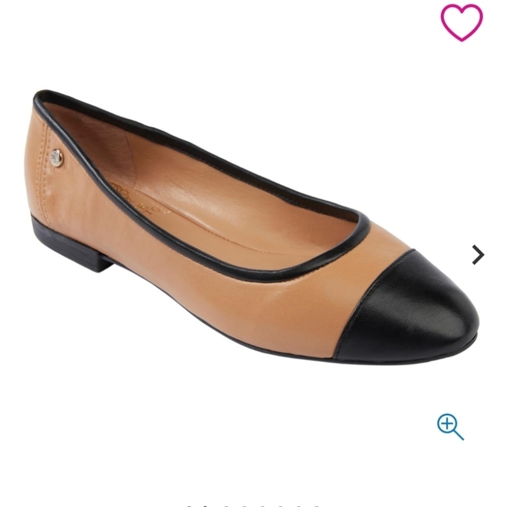 Vince Camuto Minndy Leather Ballet Flat